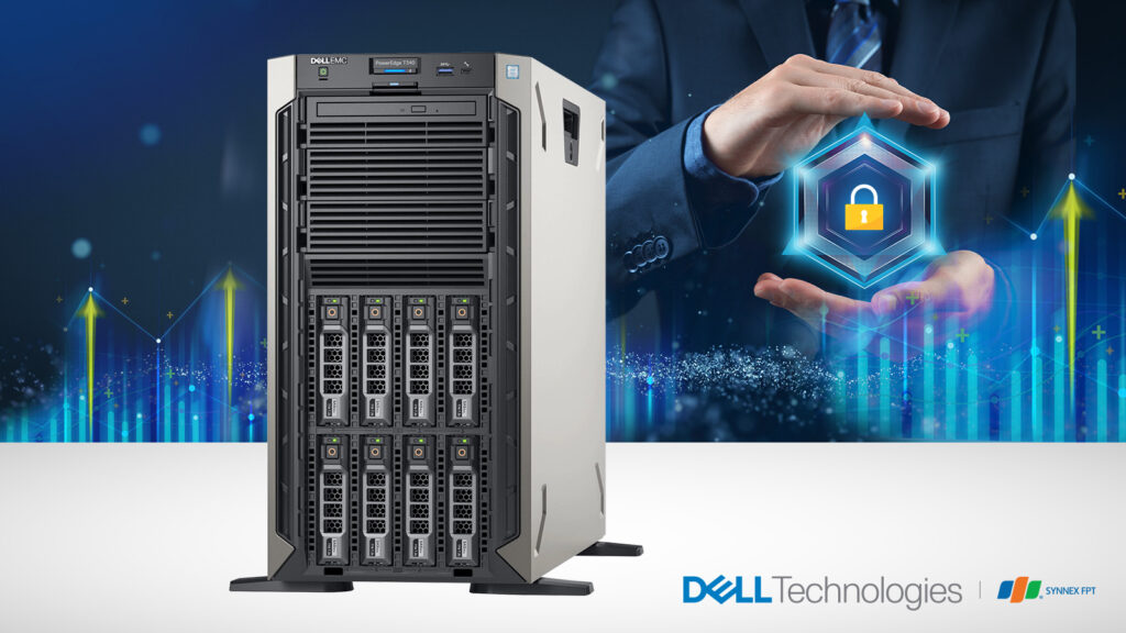 Máy chủ DellEMC Poweredge T340 đáp ứng nhu cầu mở rộng cho Doanh nghiệp đang phát triển.