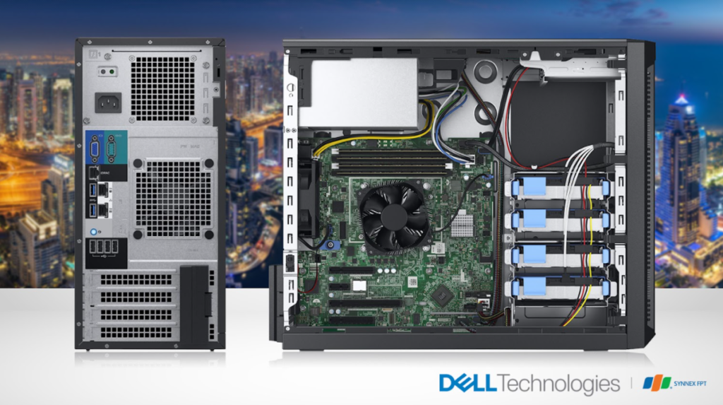 Máy chủ DellEMC PowerEdge T140 - Máy chủ đa năng tầm trung mạnh mẽ