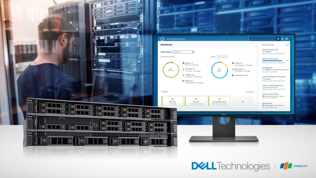 Dell EMC PowerEdge R640 - máy chủ rack 1U, nền tảng 2 socket