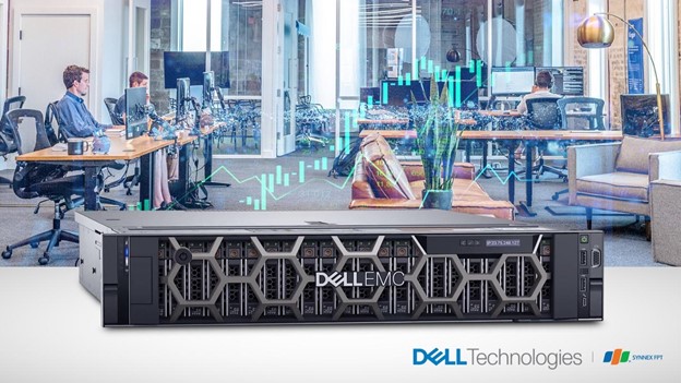 Máy Dell EMC PowerEdge R740 tối ưu hóa cho tăng tốc khối lượng công việc lớn của doanh nghiệp